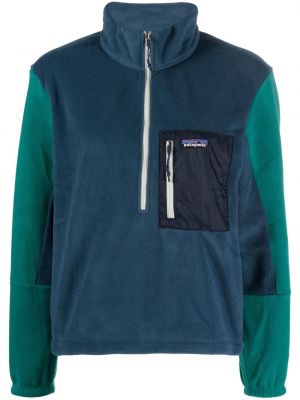 Fleece zip topp Patagonia blå