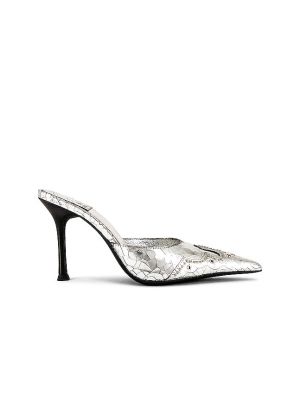 Halbschuhe mit absatz Jeffrey Campbell silber