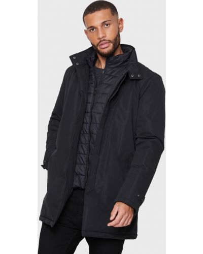 Manteau d'hiver Threadbare noir