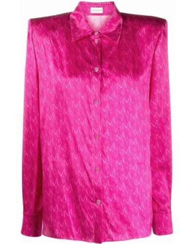 Camisa de tejido jacquard Magda Butrym rosa