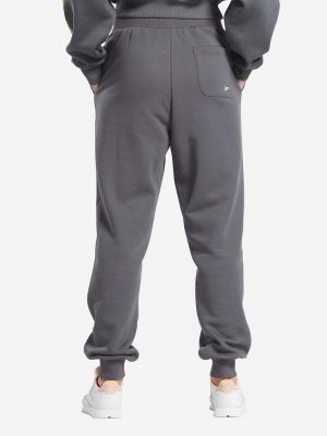 Sportovní kalhoty s potiskem Reebok Classic šedé