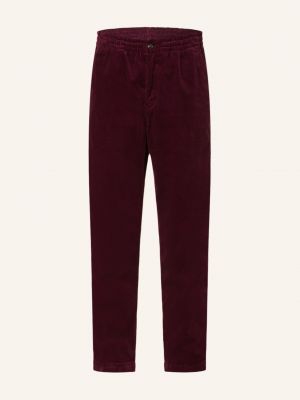 Вельветовые классические брюки Polo Ralph Lauren красные