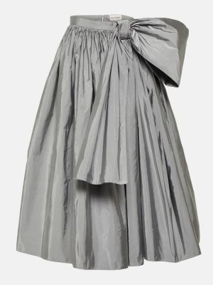 Plisované dlouhá sukně s mašlí Alexander Mcqueen