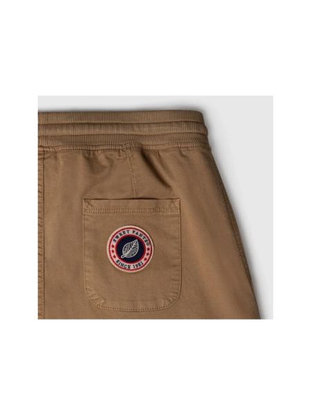 Pantalones rectos de algodón Sweet Pants marrón