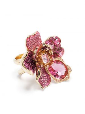 Křišťálový květinový prsten Swarovski