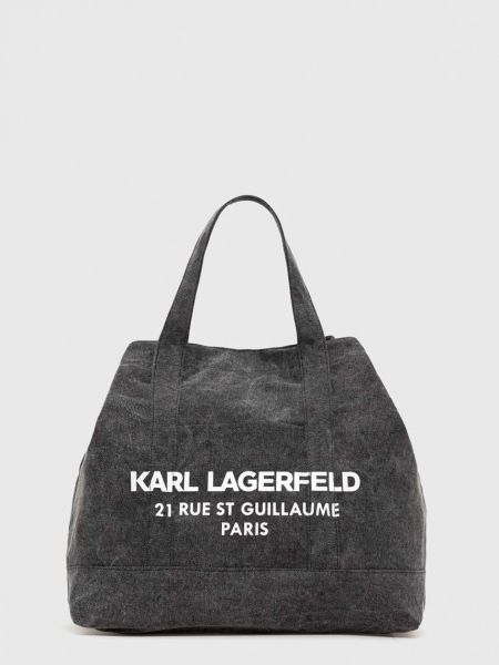 Karl Lagerfeld kézitáska szürke