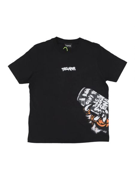 Koszulka w tygrysie prążki Disclaimer czarna