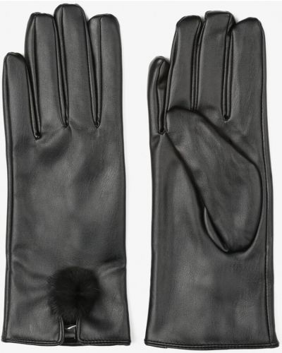 Rękawiczki skórzane Other czarne