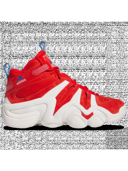 Chaussures de ville en tricot Adidas rouge
