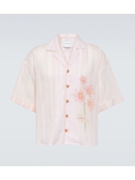 Gėlėta medvilninė marškiniai oversize King & Tuckfield