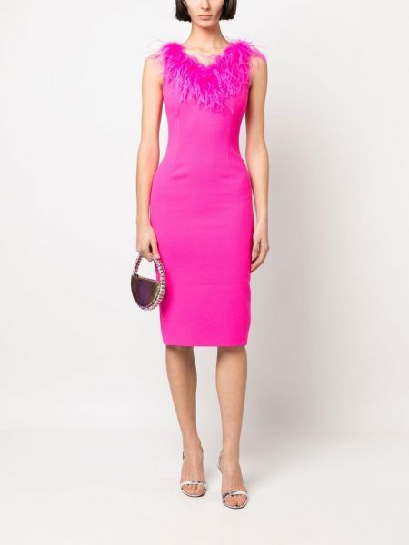 Midi kleita ar spalvām Styland rozā