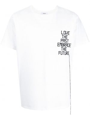 Camiseta con bordado Ports V blanco