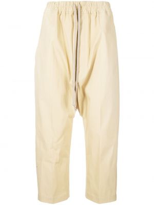 Sportovní kalhoty Rick Owens žluté