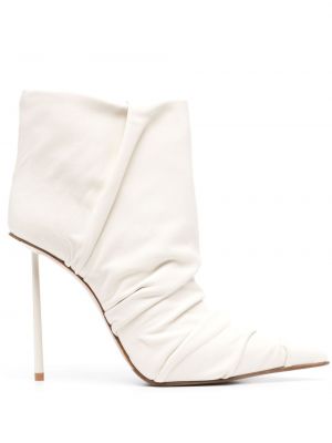 Кожени обувки до глезена Le Silla бяло