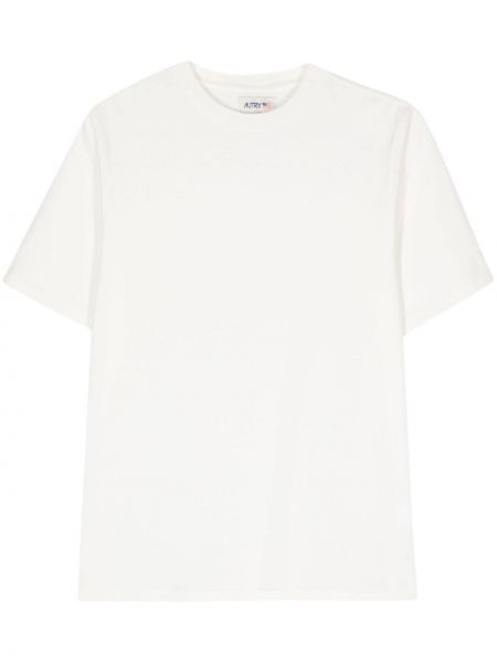 Βαμβακερή μπλούζα Autry λευκό