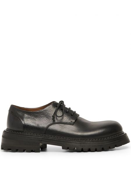 Chunky kožne derby cipele Marsell crna