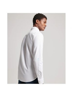 Camisa de algodón Superdry blanco