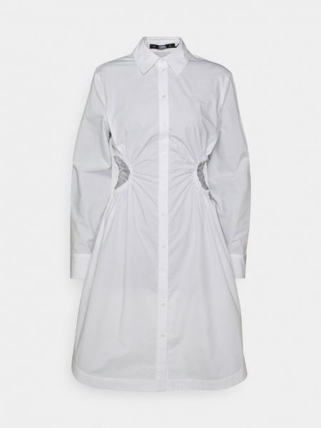 Sukienka koszulowa Karl Lagerfeld biała