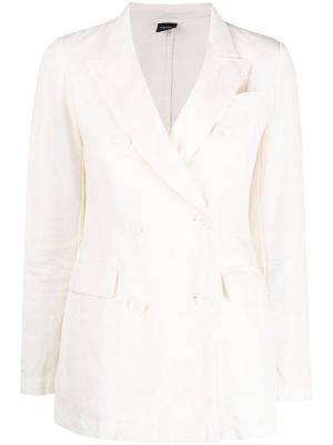 Krótki płaszcz Aspesi biały