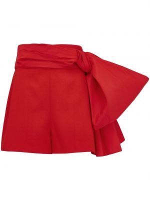 Kratke hlače z lokom Alexander Mcqueen rdeča
