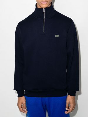 Sweatshirt mit stickerei Lacoste blau