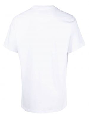 Raštuotas marškinėliai su kišenėmis Barbour balta