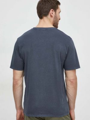 Bavlněné tričko s aplikacemi Pepe Jeans šedé