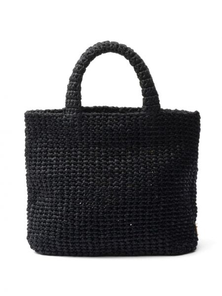 Shopper handtasche Prada schwarz