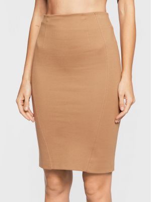 Spódnica ołówkowa GCF0EAE Beżowy Slim Fit Imperial