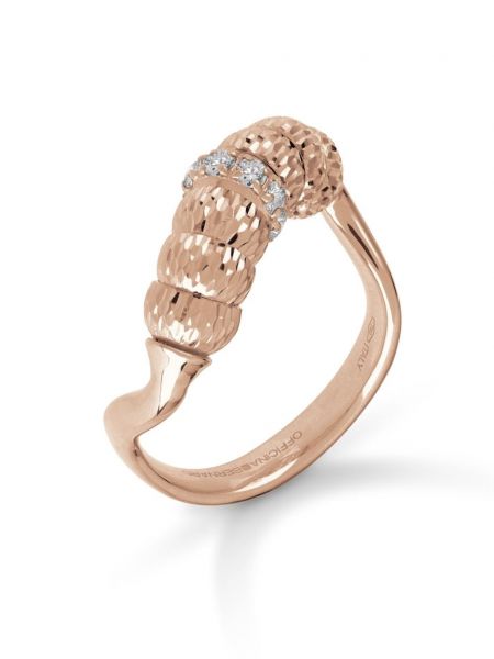 Δαχτυλίδι από ροζ χρυσό Officina Bernardi
