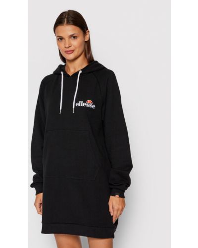 Ellesse Kötött ruha Honey SGK13289 Fekete Relaxed Fit
