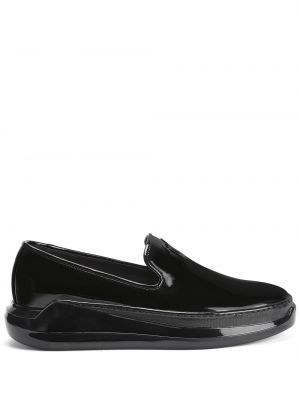Pantofi loafer din piele Giuseppe Zanotti negru