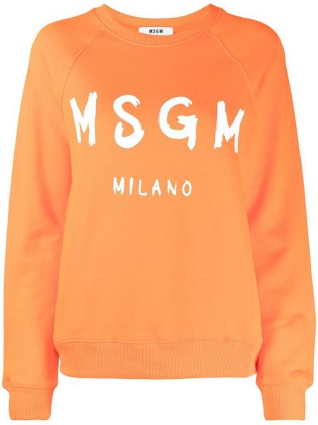 Sweatshirt Msgm orange