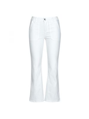 Jeans a zampa Les Petites Bombes bianco