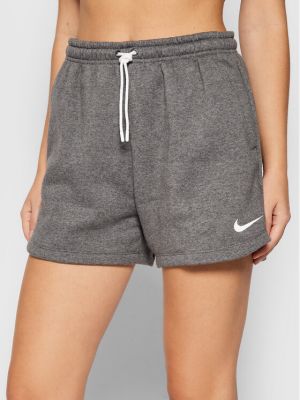 Relaxed спортни шорти Nike сиво