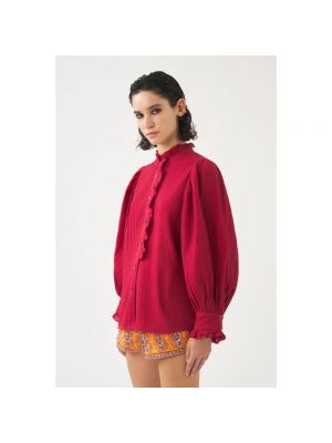 Koszula bawełniana Antik Batik czerwona