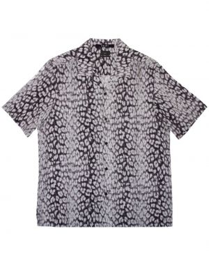 Hemd aus baumwoll mit print mit leopardenmuster Ksubi