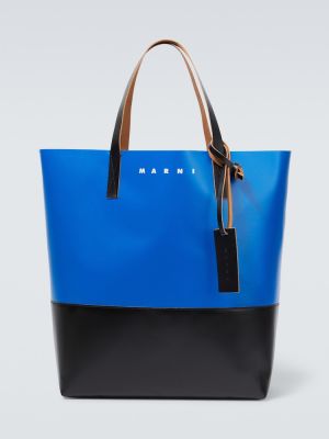 Nákupná taška Marni modrá