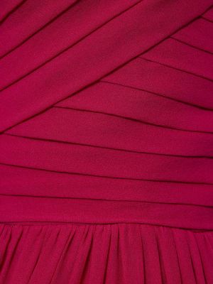Šifonové dlouhé šaty Elie Saab fialové