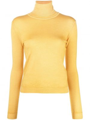 Вълнен пуловер Aspesi жълто