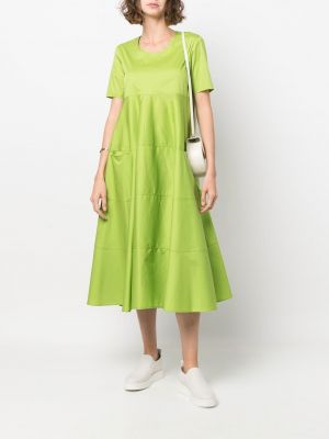 Mini robe avec manches courtes Blanca Vita vert