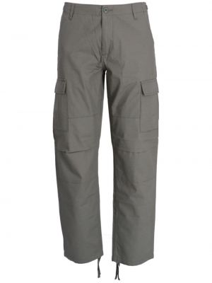 Pantaloni cargo di cotone Carhartt Wip grigio