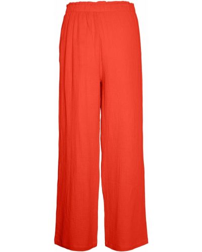 Широки панталони тип „марлен“ Vero Moda червено