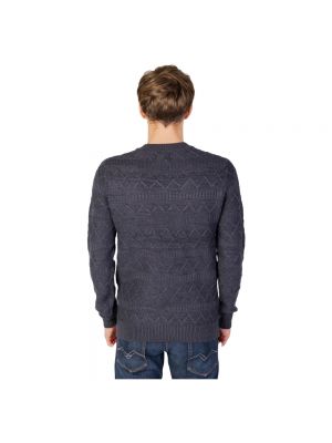 Sweter z okrągłym dekoltem Only & Sons niebieski