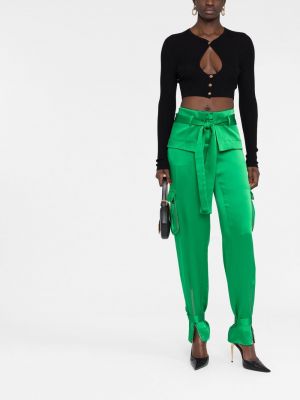 Pantalon cargo slim avec poches Tom Ford vert