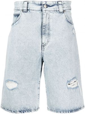 Voľné obnosené džínsové šortky Msgm