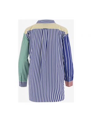 Camisa de algodón a rayas con estampado Ralph Lauren