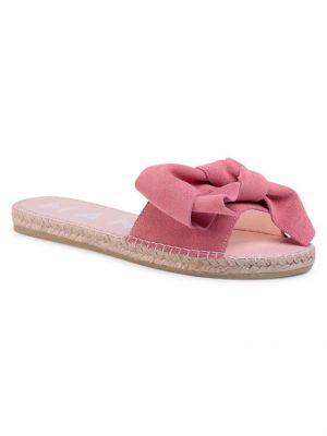 Sandale cu funde Manebi roz