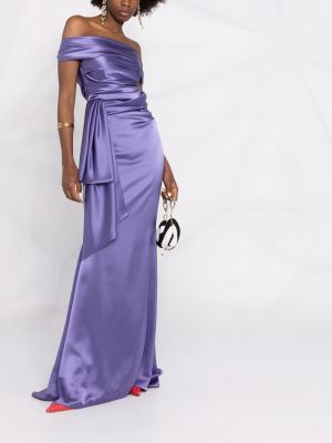 Vestido de noche Talbot Runhof violeta