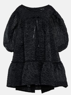 Кружевное платье мини Simone Rocha черное